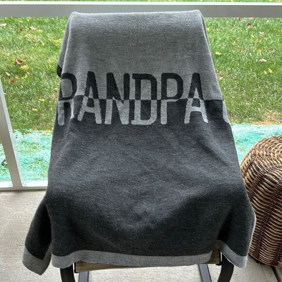 Baublebar On Repeat Custom GRANDPA Throw 50”x39” - Picture 1 of 4